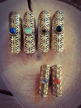 Load image into Gallery viewer, Flower of life crystal cuff