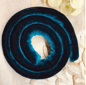 Teal Velvet Spiralock