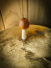 Load image into Gallery viewer, Large wooden mushroom beads
