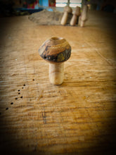 Load image into Gallery viewer, Medium wooden mushroom beads
