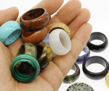 Load image into Gallery viewer, chunky stone rings
